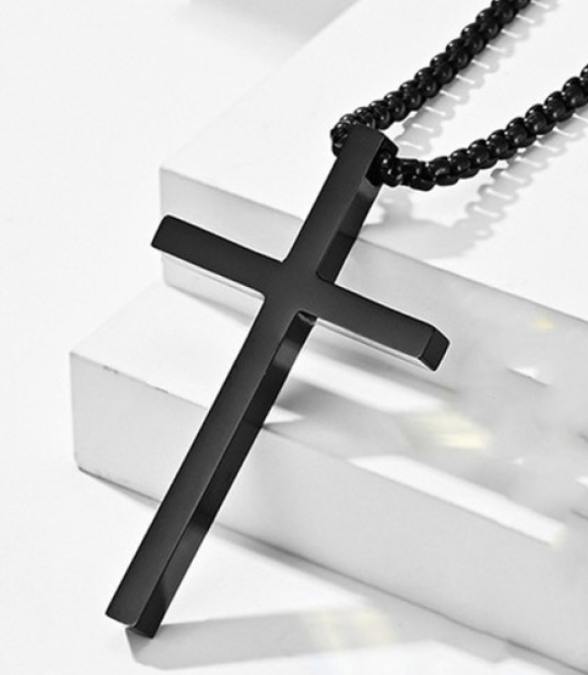 Collier croix minimal